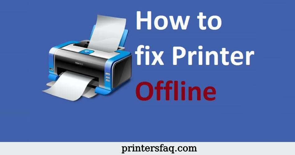 printer show offline