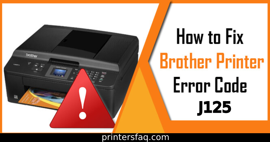 Brother Printer J125 Error Af