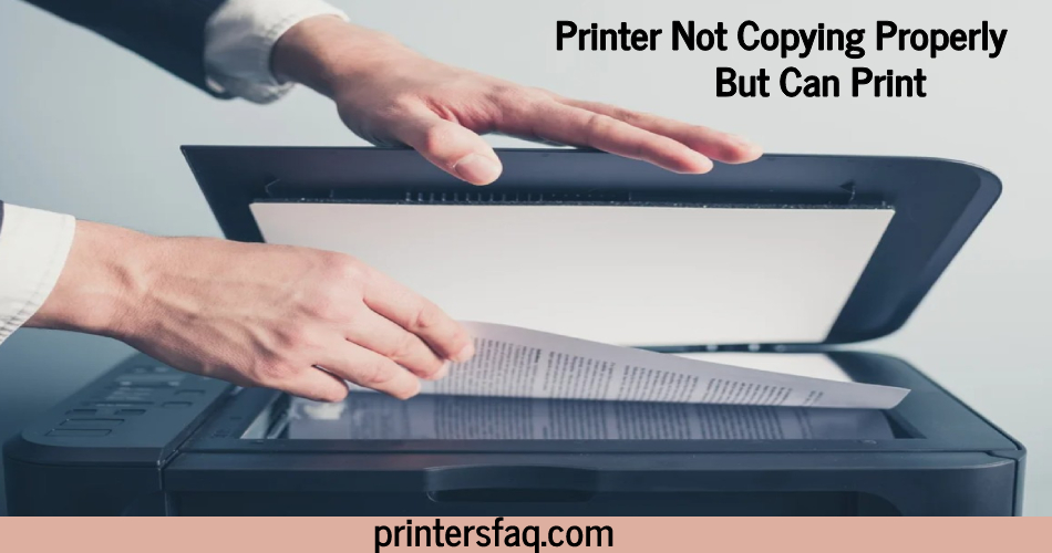 Printer Not Copying